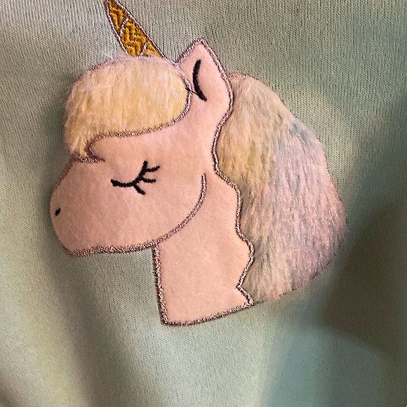 NEW REAL LOVE SIZE 12 MONTHS MINT GREEN FLEECE SET - Picture 2 of 7